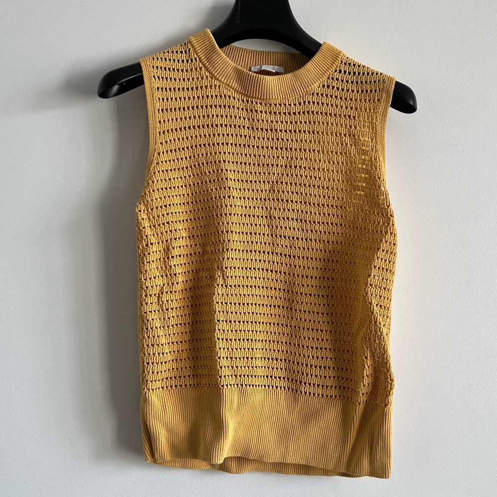 COS WOMENS CROCHETED VEST